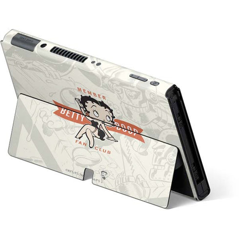 Betty Boop Member Fan Club Nintendo Switch OLED (2021) Skin